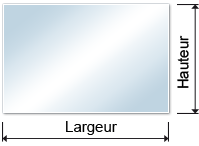 laminés rectangulaire