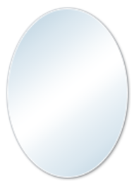 Verre marchable ovale