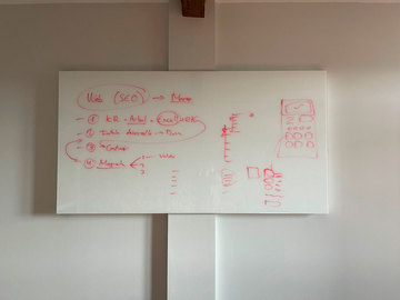 Tableau en verre 1 x 0,7 m